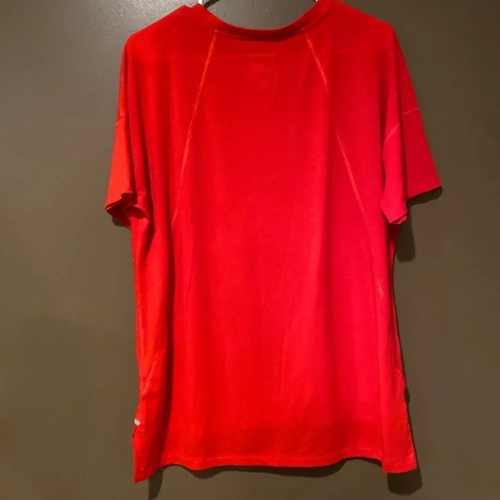 The North Face Red Short Sleeve T-Shirt Size Large - Picture 4 of 6